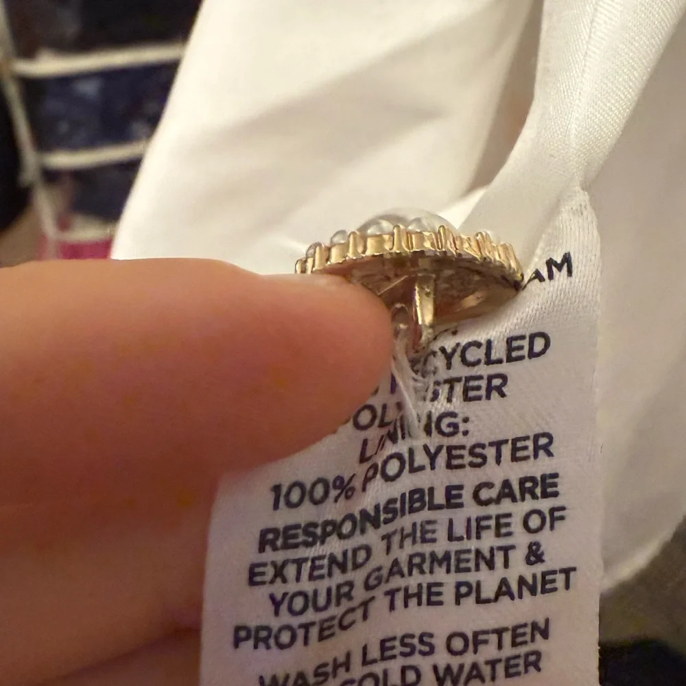 Hill House Floral Button-Up Blouse with Peter Pan Collar - Picture 3 of 4